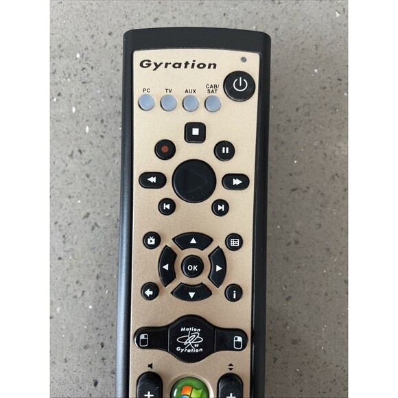 Gyration Media Center GENUINE Remote Control NO DONGLE AS02720-001 - Picture 2 of 7